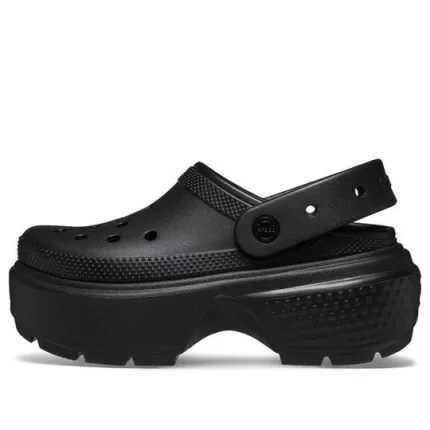 (WMNS) Crocs Classic Entupimento ‘Preto’