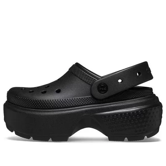 (WMNS) Crocs Classic Entupimento ‘Preto’