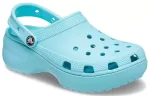 (WMNS) Crocs Classic Entupimento de plataforma ‘Água Pura’