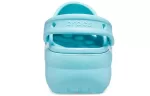 (WMNS) Crocs Classic Entupimento de plataforma ‘Água Pura’