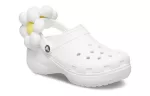 (WMNS) Crocs Classic Flor Clogs ‘Branco’