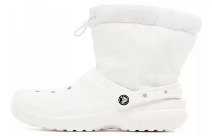 (WMNS) Crocs Classic Forrado Neo Puff Boots ‘Branco’