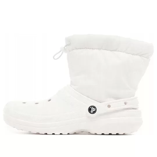 (WMNS) Crocs Classic Forrado Neo Puff Boots ‘Branco’
