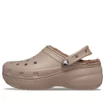 (WMNS) Crocs Classic Forro de plataforma Clogs ‘Cogumelo’