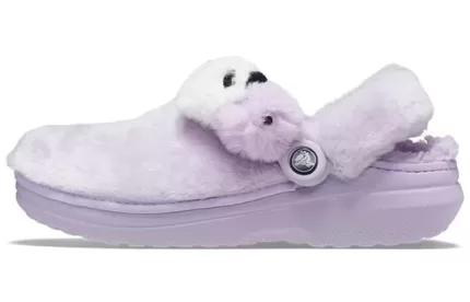 (WMNS) Crocs Classic Fur Sure Singles Day Clog Sandália ‘Lila’