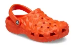 (WMNS) Crocs Classic Geométrico Clogs ‘Laranja’
