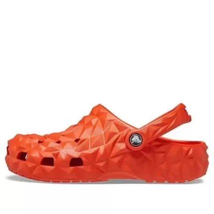 (WMNS) Crocs Classic Geométrico Clogs ‘Laranja’