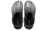 (WMNS) Crocs Classic Glitter Forrado Clogs ‘Preto Prata’