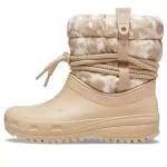 (WMNS) Crocs Classic Neo Puff Luxe Boots ‘Bege Branco’