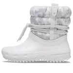 (WMNS) Crocs Classic Neo Puff Luxe Boots ‘Branco Cinza’
