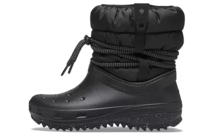 (WMNS) Crocs Classic Neo Puff Luxe Boots ‘Preto’