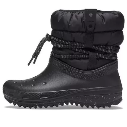 (WMNS) Crocs Classic Neo Puff Luxe Boots ‘Preto’