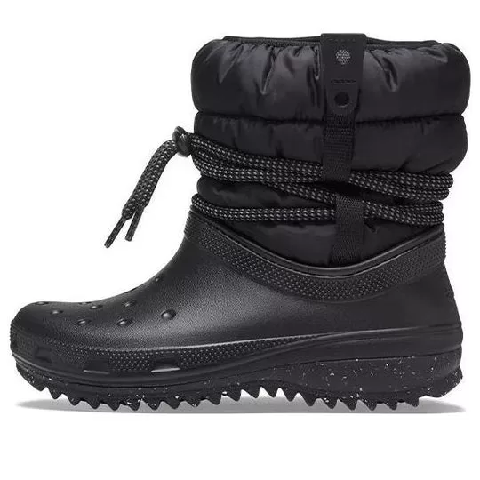 (WMNS) Crocs Classic Neo Puff Luxe Boots ‘Preto’