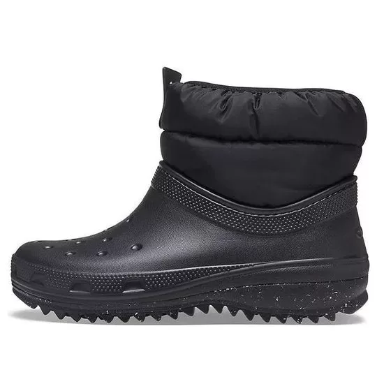 (WMNS) Crocs Classic Neo Puff Shorty Boots ‘Preto’