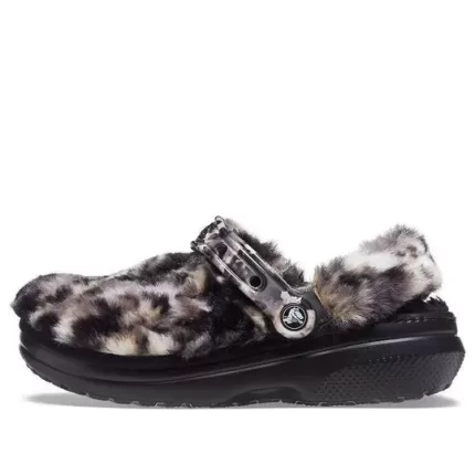 (WMNS) Crocs Classic Pele Certa ‘Animal Oreo Forrado’