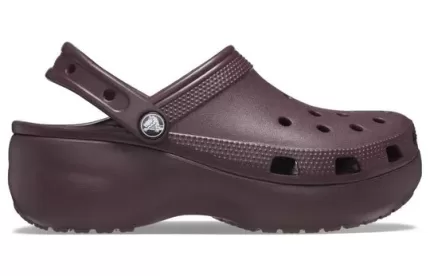 (WMNS) Crocs Classic Plataforma Clogs ‘Dark Cherry’