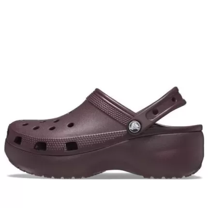 (WMNS) Crocs Classic Plataforma Clogs ‘Dark Cherry’
