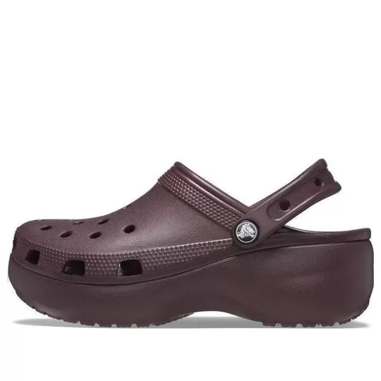 (WMNS) Crocs Classic Plataforma Clogs ‘Dark Cherry’