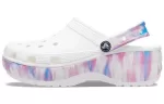 (WMNS) Crocs Classic Plataforma Dream Clog ‘Branco Roxo’