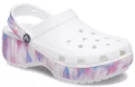 (WMNS) Crocs Classic Plataforma Dream Clog ‘Branco Roxo’