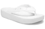 (WMNS) Crocs Classic Plataforma Flip Flop ‘Branco’