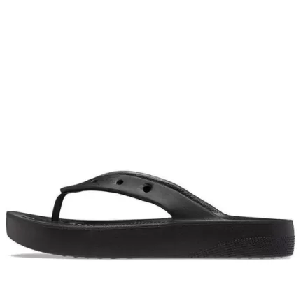 (WMNS) Crocs Classic Plataforma Flip ‘Preto’