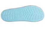 (WMNS) Crocs Classic Plataforma Palm Print Slide ‘Azul Multicolorido’