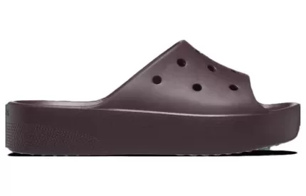 (WMNS) Crocs Classic Plataforma Slides ‘Dark Cherry’