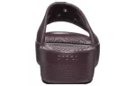 (WMNS) Crocs Classic Plataforma Slides ‘Dark Cherry’