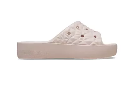 (WMNS) Crocs Classic Plataforma Slides ‘Rosa’