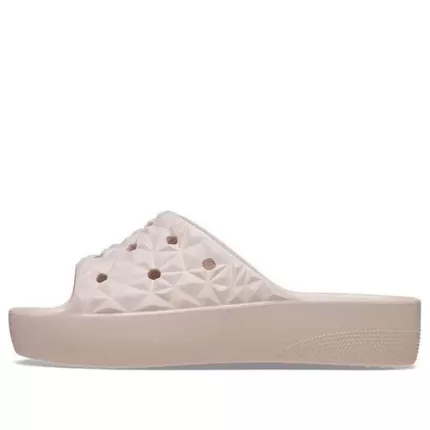 (WMNS) Crocs Classic Plataforma Slides ‘Rosa’