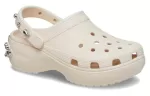 (WMNS) Crocs Classic Plataforma Tiara Clogs ‘Bege’