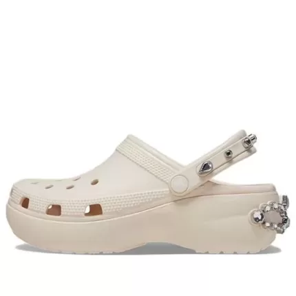 (WMNS) Crocs Classic Plataforma Tiara Clogs ‘Bege’