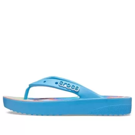 (WMNS) Crocs Classic Plataforma Tie Dye ‘Oxygen Multi’