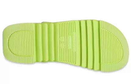 (WMNS) Crocs Classic Sandália Caminhante Xscape ‘Limeade’
