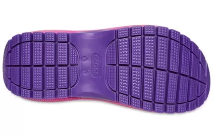(WMNS) Crocs Classic Sandália Mega Crush ‘Branco Vermelho Roxo’