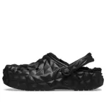 (WMNS) Crocs Classic Sapatos geométricos com forro de tamanco ‘Preto’