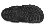 (WMNS) Crocs Classic Sapatos geométricos com forro de tamanco ‘Preto’