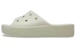 (WMNS) Crocs Classic Slide da plataforma ‘Bone’
