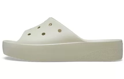 (WMNS) Crocs Classic Slide da plataforma ‘Bone’