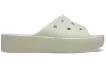 (WMNS) Crocs Classic Slide da plataforma ‘Bone’