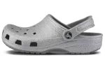 (WMNS) Crocs Classic Tamanco Crocs Sandálias Prateadas