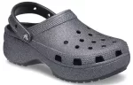 (WMNS) Crocs Classic Tamanco Plataforma Glitter II ‘Preto’