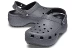 (WMNS) Crocs Classic Tamanco Plataforma Glitter II ‘Preto’