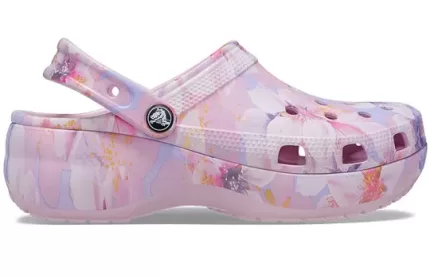 (WMNS) Crocs Classic Tamanco de plataforma ‘Cherry Blossom’