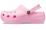 (WMNS) Crocs Classic Tamanco de plataforma ‘Flamingo’