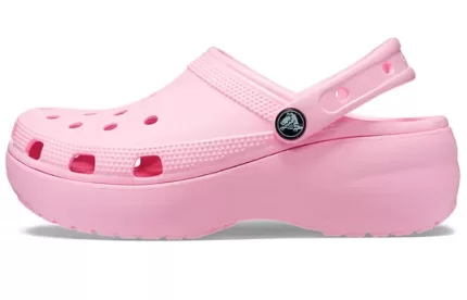 (WMNS) Crocs Classic Tamanco de plataforma ‘Flamingo’