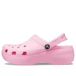 (WMNS) Crocs Classic Tamanco de plataforma ‘Flamingo’