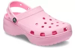(WMNS) Crocs Classic Tamanco de plataforma ‘Flamingo’