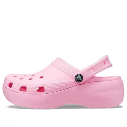 (WMNS) Crocs Classic Tamanco de plataforma ‘Flamingo’